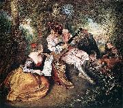 WATTEAU, Antoine The Love Song oil painting picture wholesale